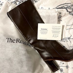 Fendi Leather Riding boots